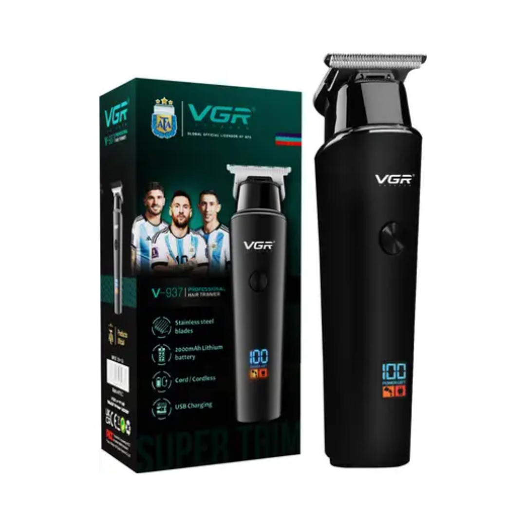 VGR V-937 Professional Hair Trimmer with LED Display Trimmer